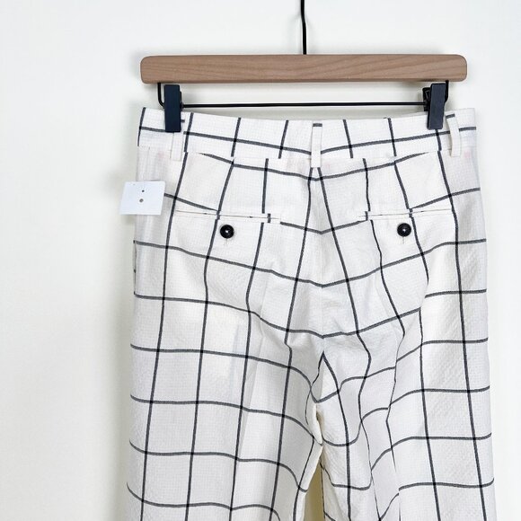 Paul Smith Cotton Wool Wide Straight Flare Leg Trouser Pants Preppy Academia 38 - Picture 8 of 10